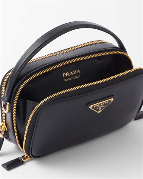 prada odette heart black|Black Prada Odette Leather Mini.